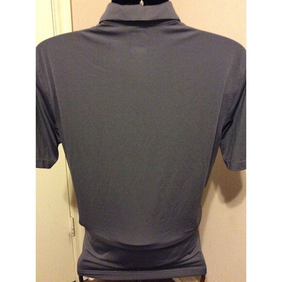 Callaway Opti-Dri Mens Black Grey Striped Short Sleeve Golf Polo Shirt Medium M - Picture 8 of 10